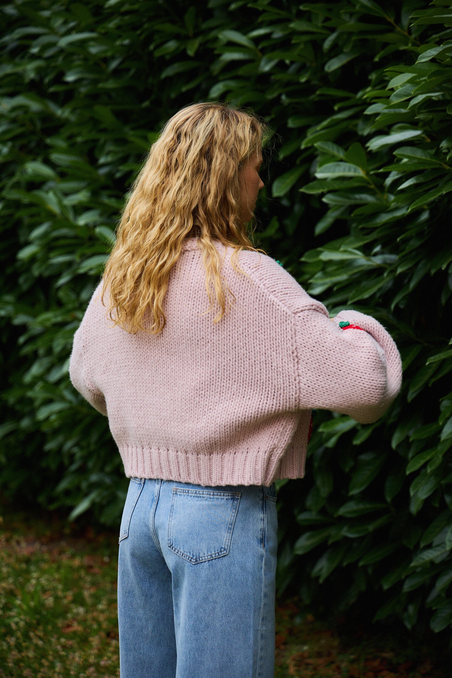 Cardigan Leonie fraises