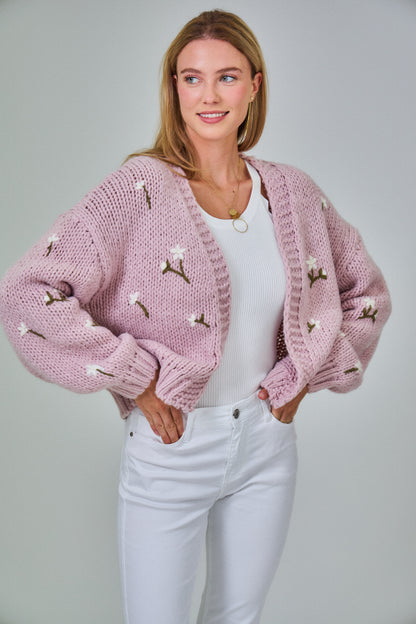 Cardigan Leonie fleurs