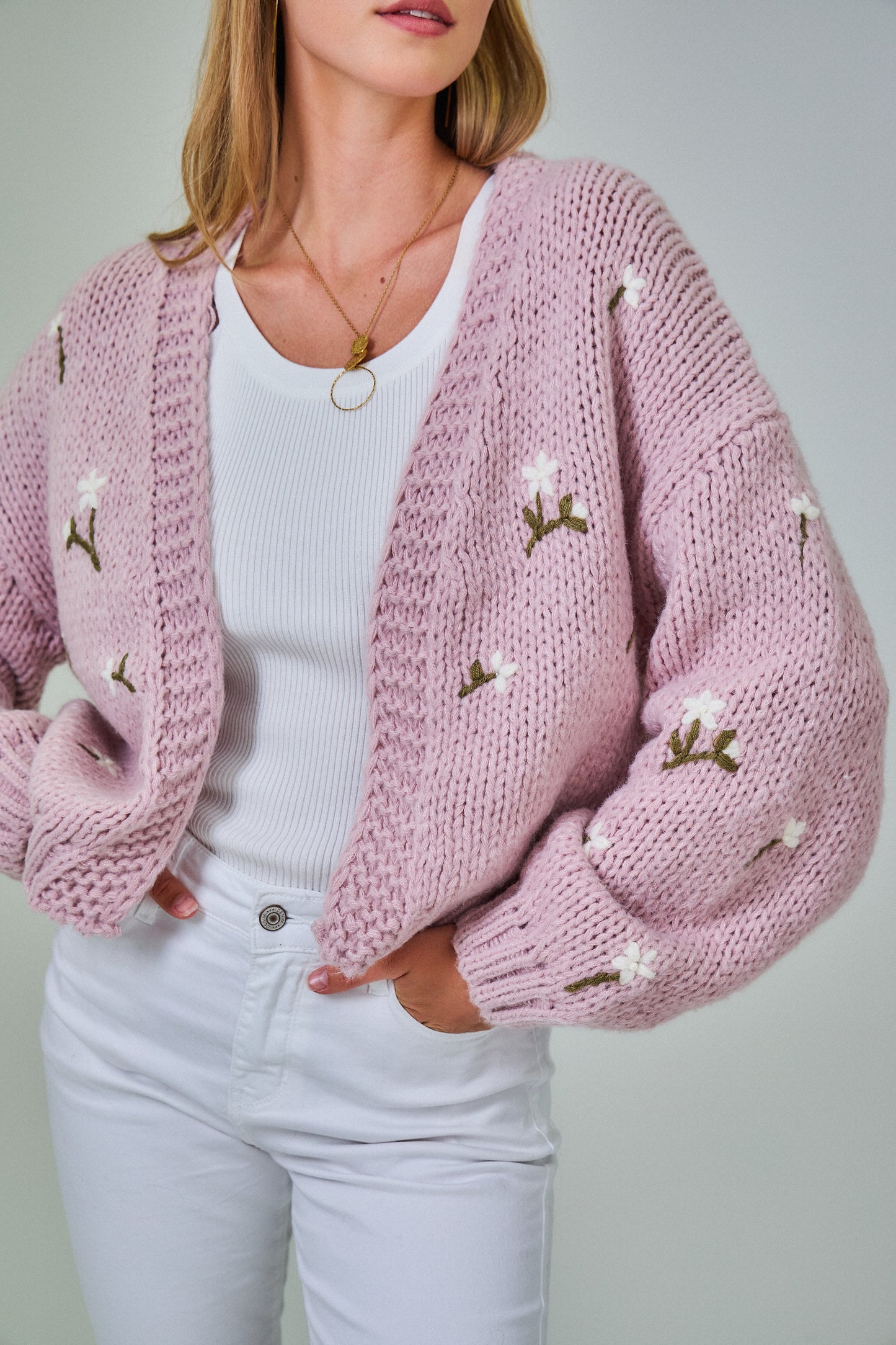 Cardigan Leonie fleurs